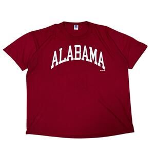 90s Alabama Crimson Tide Bama Retro Logo Russell Athletic USA Made Size 2XL